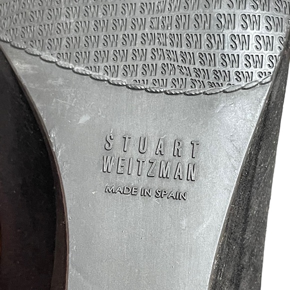 STUART WEITZMAN Beaudelair
Suede Bow Wedge Size 9 M - Picture 8 of 12